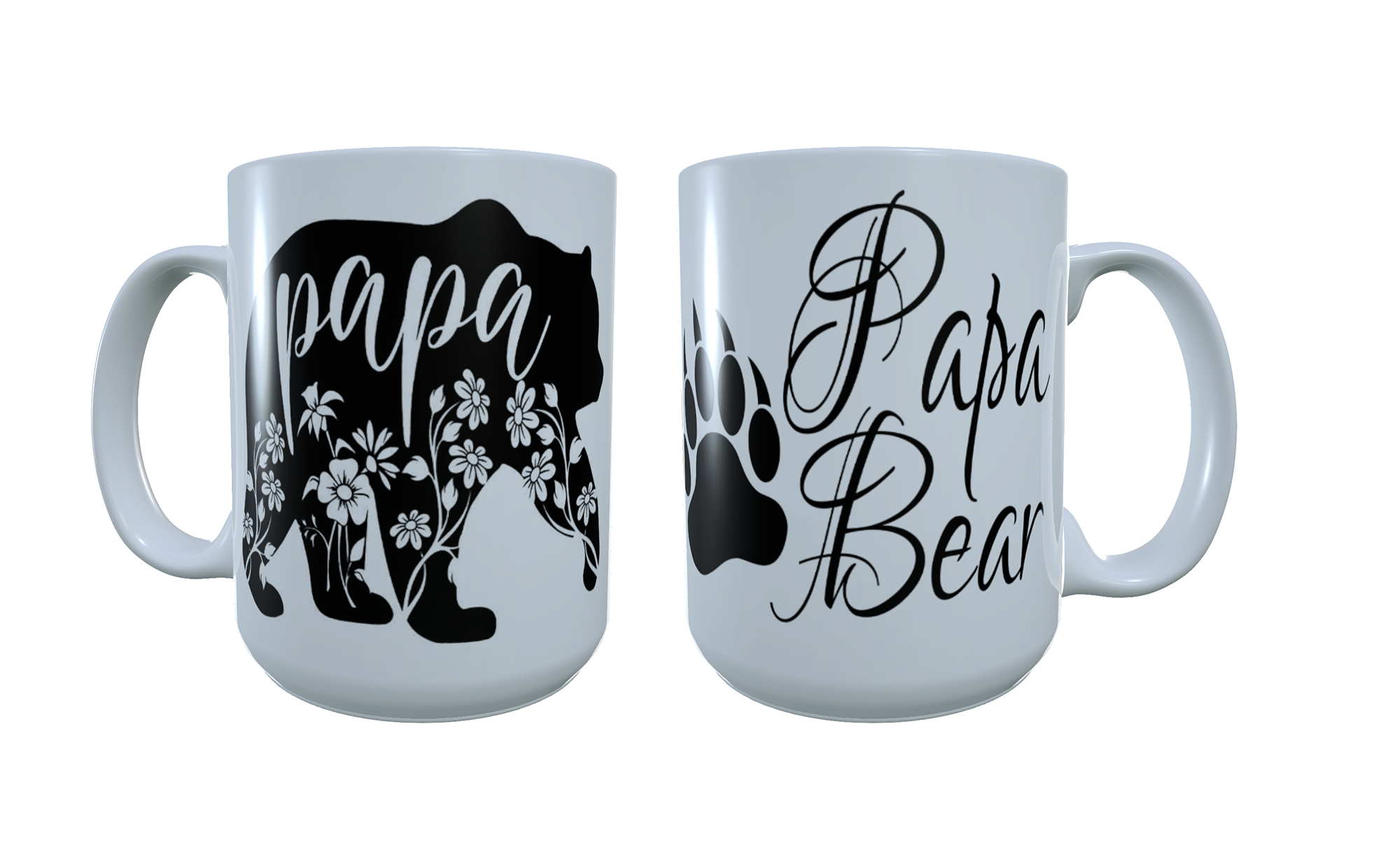 Papa Bear Ceramic Mug, Family Mug, Papa Bear Mug, Gift for Dad